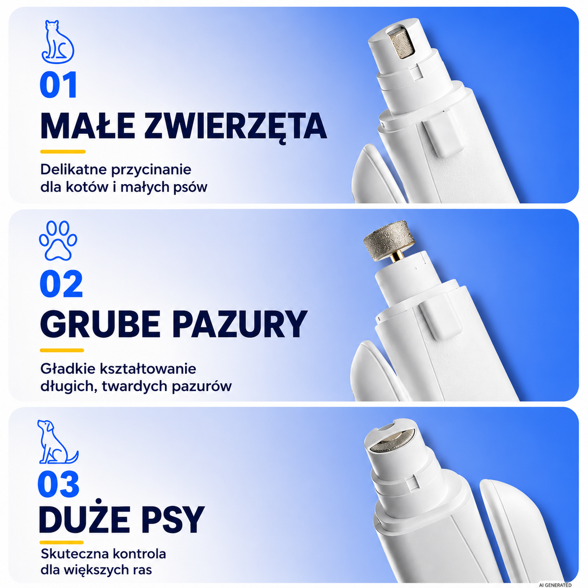 Obcinacz i szlifierka do pazurów psa - Pawlio