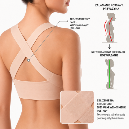 Posture Correcting Push-Up Sports Bra